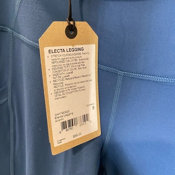 Prana Electa High Rise Leggings Atlantic Turquoise - Picture 10 of 10